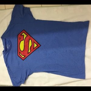 Super Soft Blue Superman T-Shirt.